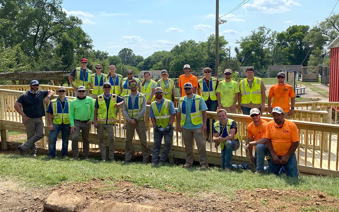 Brasfield & Gorrie Build ADA-Compliant Ramp at McGruder Family Resource Center