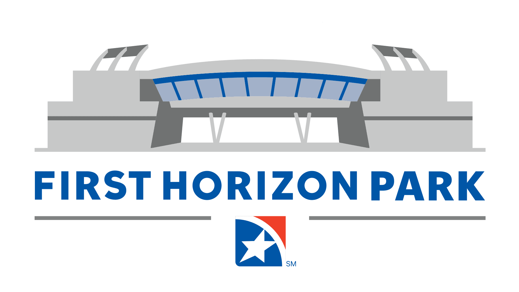 First Horizon Park Primary Logo (on White) Transparent