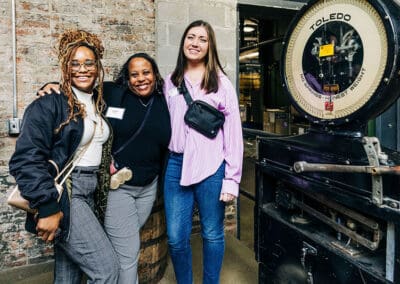three women attending yls unlabeled event