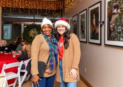two united Way staffers at december 2024 leadership event