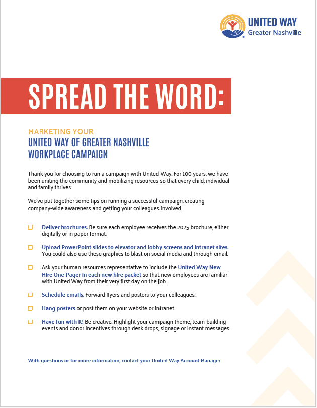 graphic of marketing document