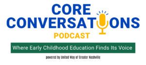 logo for core conversations podcast