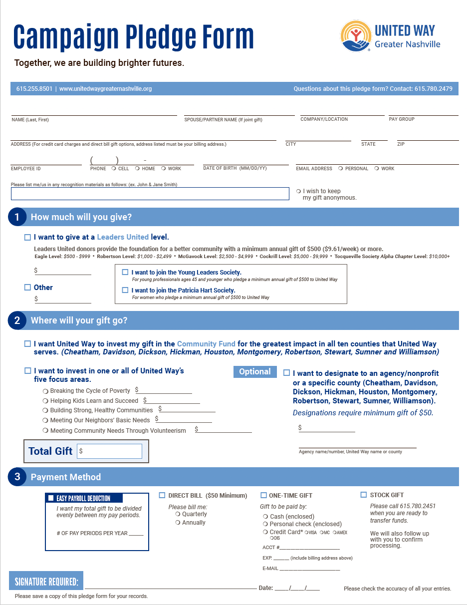 icon representing 2026 pledge form